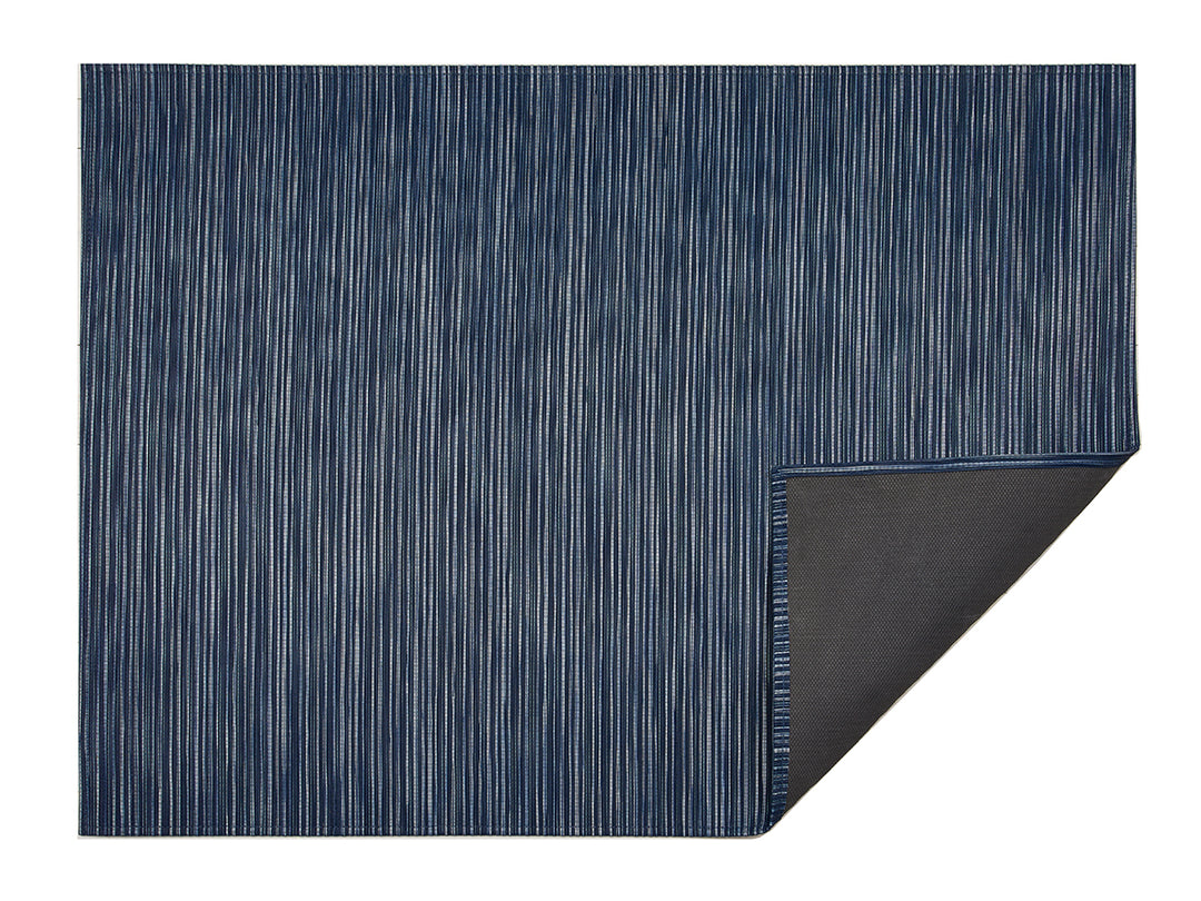 Chilewich Rib Weave Woven Rug (Indigo)