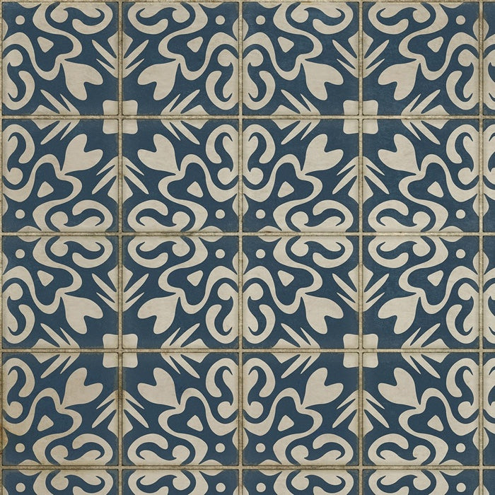 Spicher & Company Vintage Vinyl Floorcloth Mat (Classic Pattern 56 Lizzie Bennett)