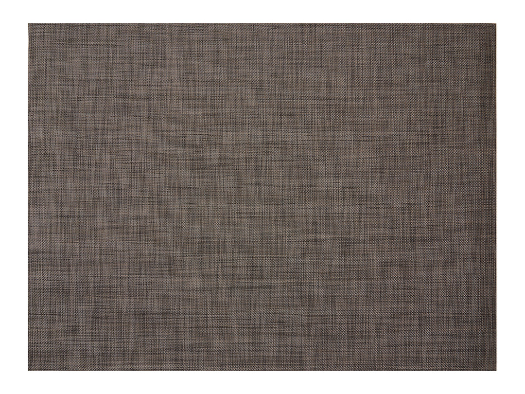 Chilewich Mini Basketweave Woven Rug (Dark Walnut)