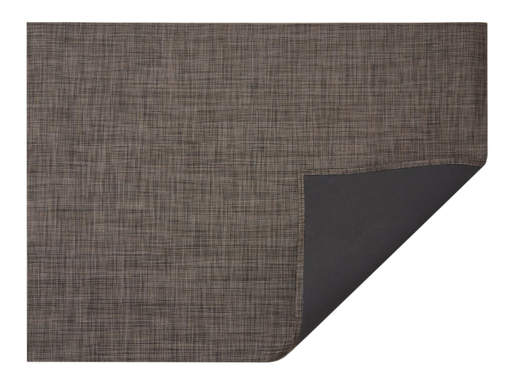 Chilewich Mini Basketweave Woven Rug (Dark Walnut)