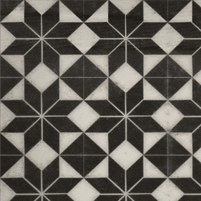 Spicher & Company Vintage Vinyl Floorcloth Mat (Classic Pattern 20 Stargazer No Border)