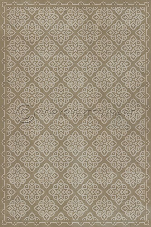 Vintage Vinyl Floorcloth Rug (Pattern 45 Niveus)