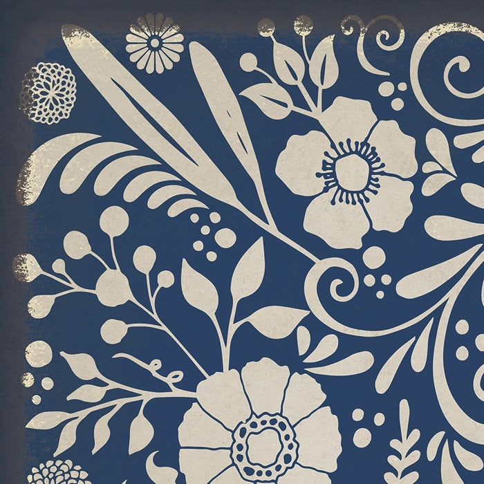 Spicher & Company Vintage Vinyl Floorcloth Mat (Classic Pattern 36 Dickinson)