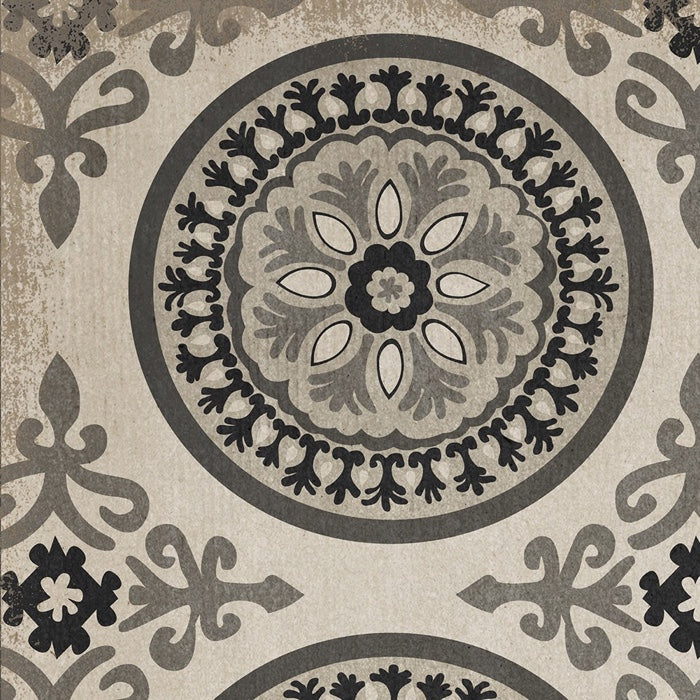 Vintage Vinyl Floorcloth Rug (Pattern 43 Peace)