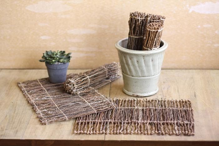 Coco Natural Twig Placemats Set/6