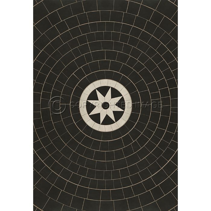 Vintage Vinyl Floorcloth Rug (Pattern 58 Regnant)