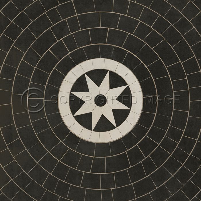 Vintage Vinyl Floorcloth Rug (Pattern 58 Regnant)