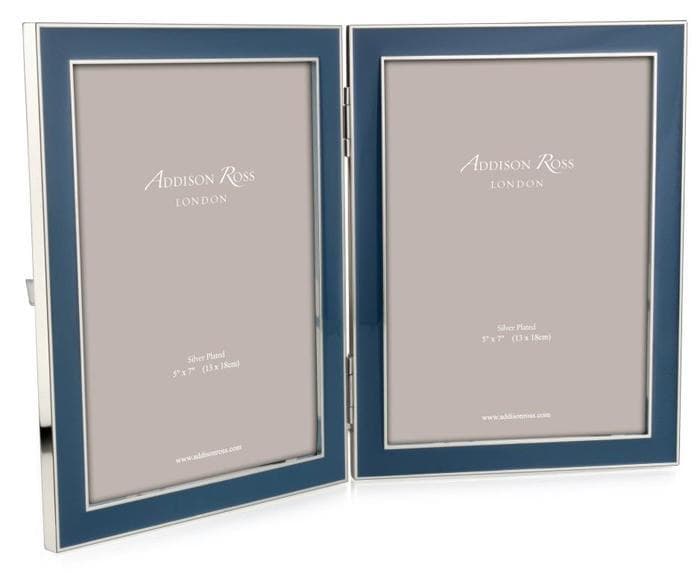 Addison Ross Double Denim Enamel Picture Frame (5x7)