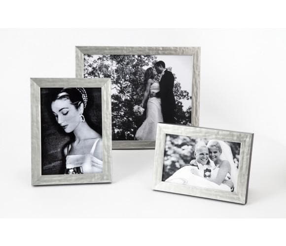 Oaxaca Hand Pressed Silver Leaf Picture Frame