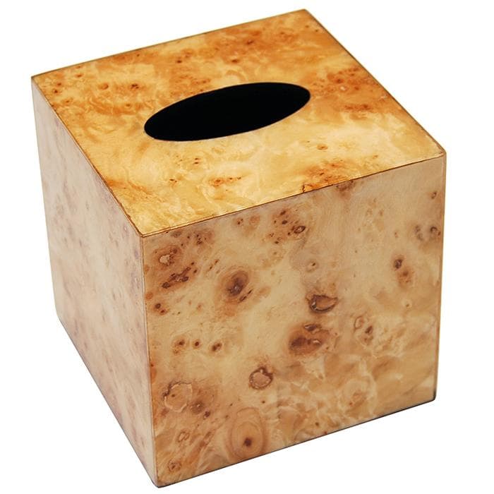 Mappa Burl Inaly Lacquer Tissue Box - Thumbnail 2