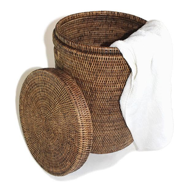 Rattan laundry deals hamper