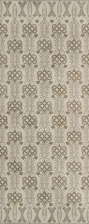 Vintage Vinyl Floorcloth Mats (Artisanry - Lord Byron - Lines Inscribed)