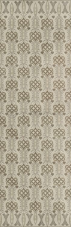 Vintage Vinyl Floorcloth Mats (Artisanry - Lord Byron - Lines Inscribed)