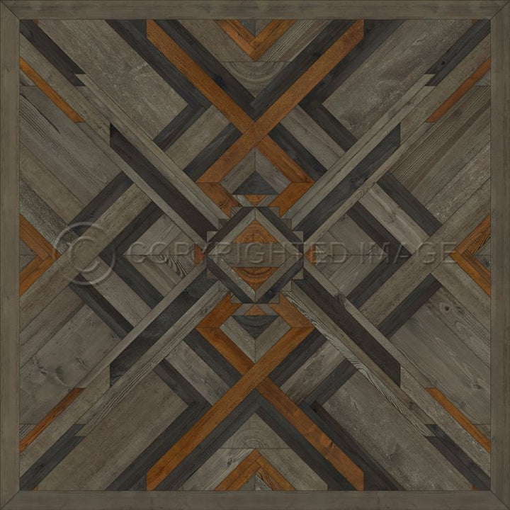 Vintage Vinyl Floorcloth Mats (Norwegian - Appalachian - In Great Grandeur)
