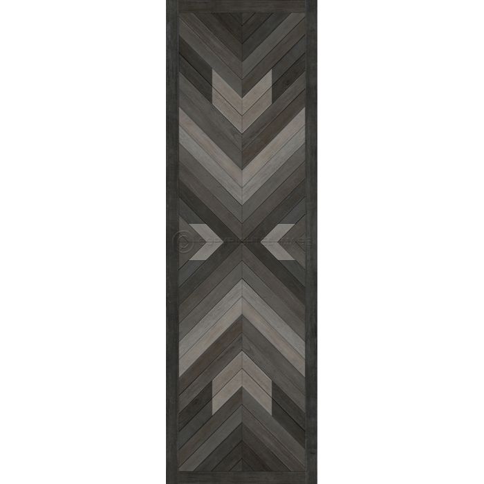 Vintage Vinyl Floorcloth Rug (Norwegian - Bohemian - Bohemia After Dark)
