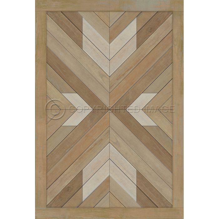 Vintage Vinyl Floorcloth Mats (Norwegian - Bohemian - Romani)