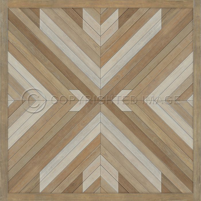 Vintage Vinyl Floorcloth Mats (Norwegian - Bohemian - Romani)
