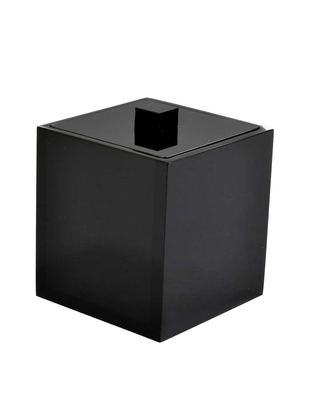 Mike + Ally Ice Black Lucite Bathroom Accessories