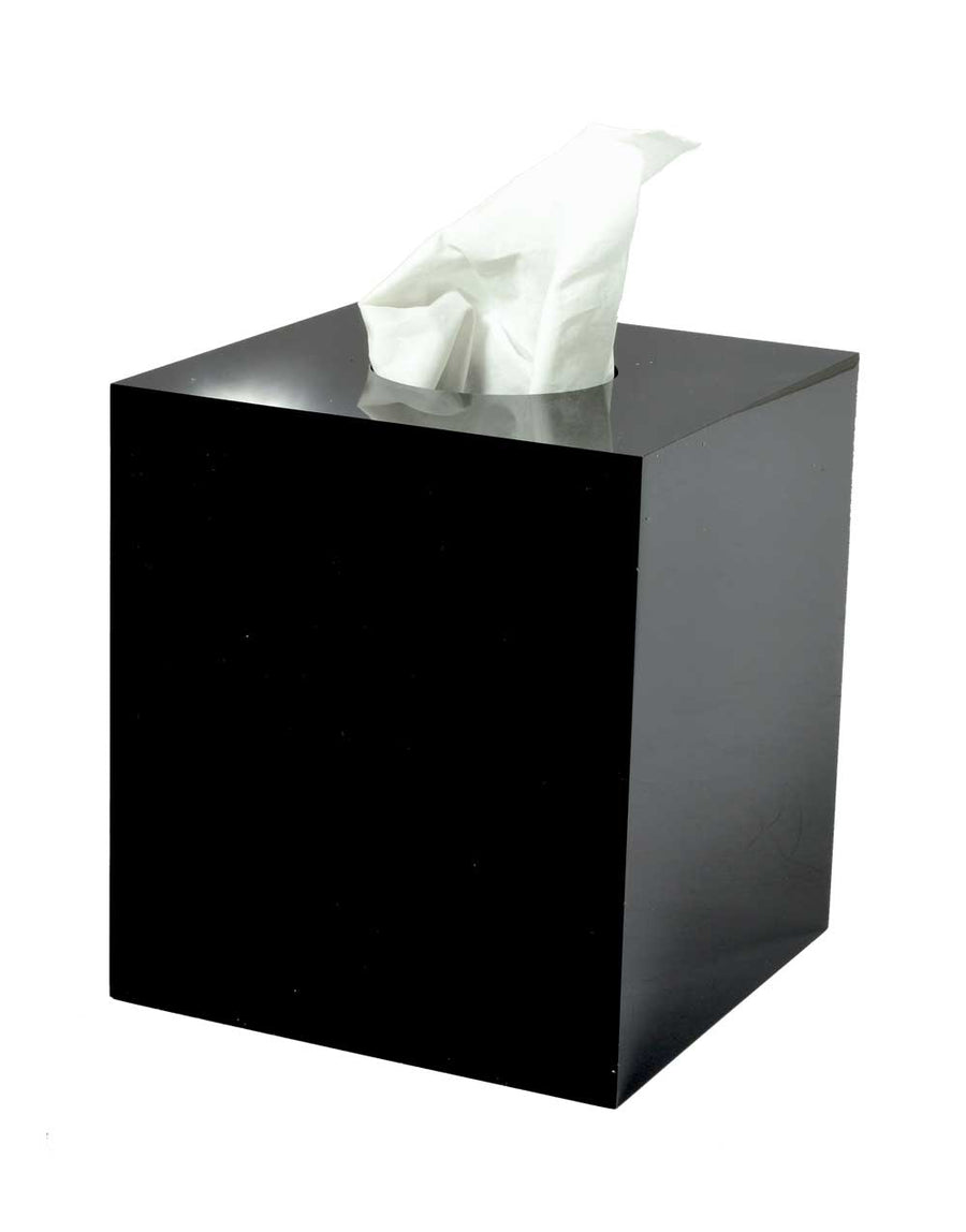 Mike + Ally Ice Black Lucite Bathroom Accessories Hudson & Vine