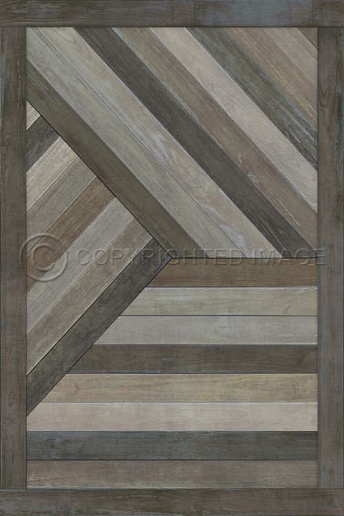 Vintage Vinyl Floorcloth Mats (Norwegian - Mount Zeppelin - Mountains Come Out Of The Sky)