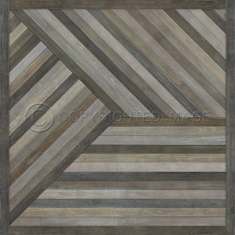 Vintage Vinyl Floorcloth Mats (Norwegian - Mount Zeppelin - Mountains Come Out Of The Sky)