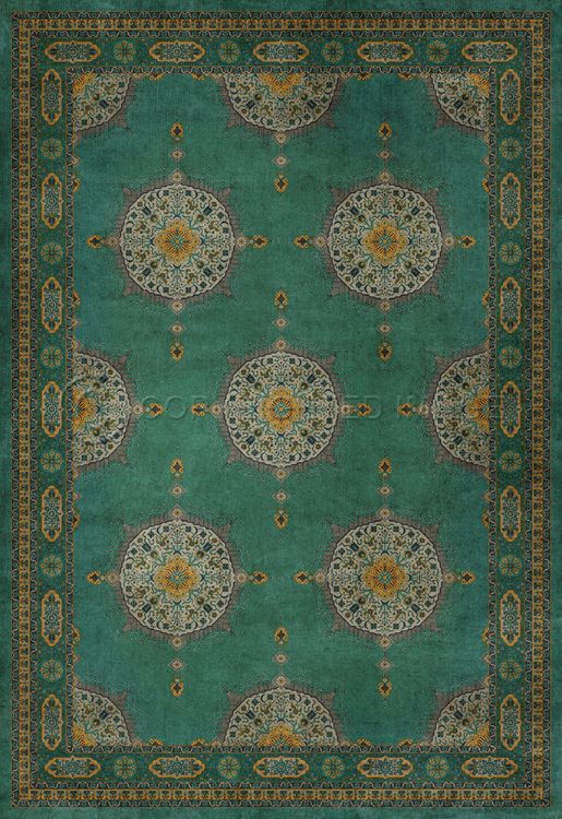 Vintage Vinyl Floorcloth Mats (Persian Bazaar - Tabritz - Avesta)