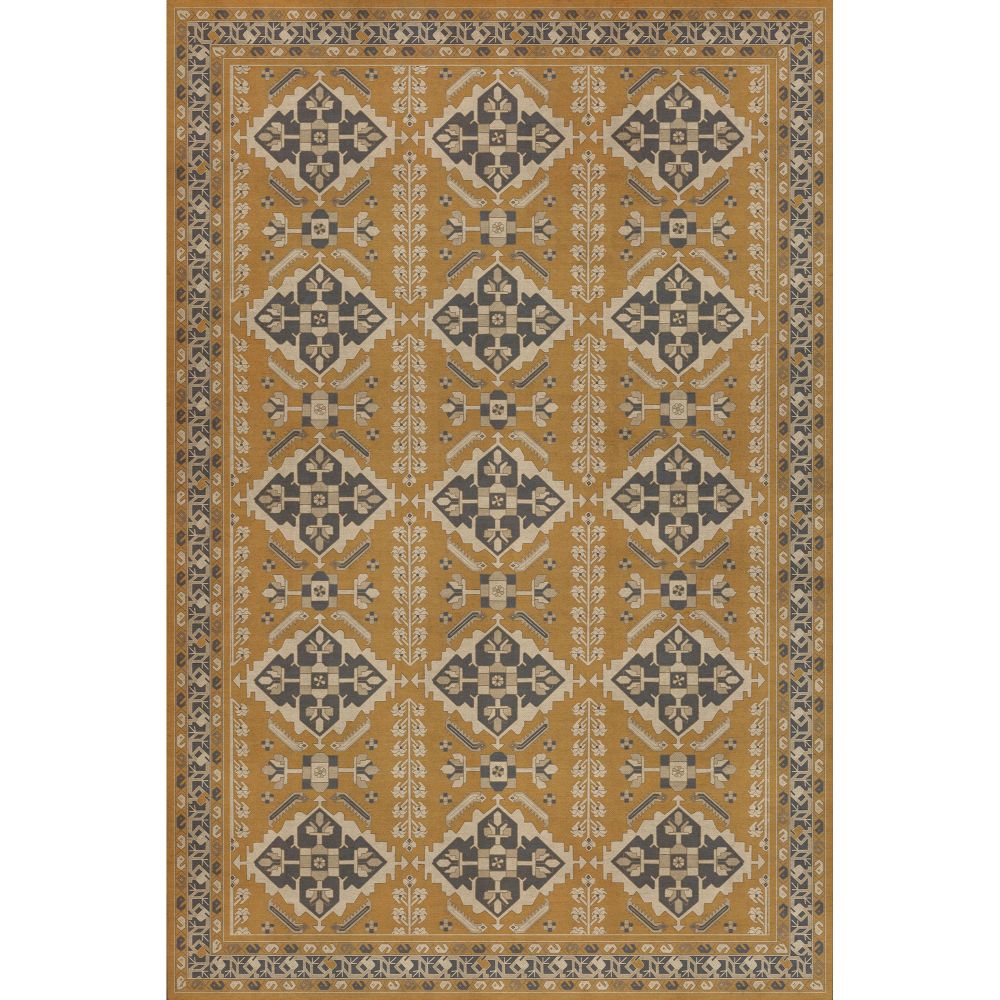 Vintage Vinyl Floorcloth Mat (Persian Bazaar - Hamadan - Noor)