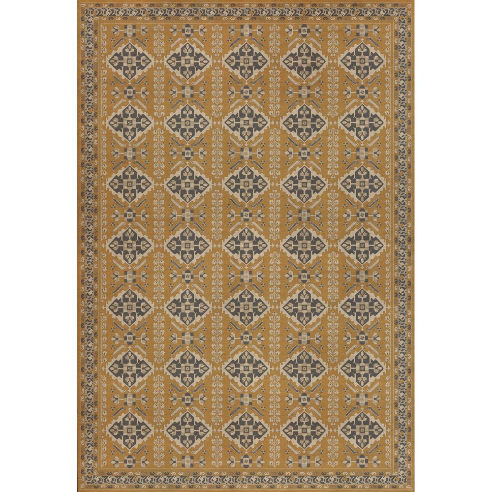 Vintage Vinyl Floorcloth Mat (Persian Bazaar - Hamadan - Noor)
