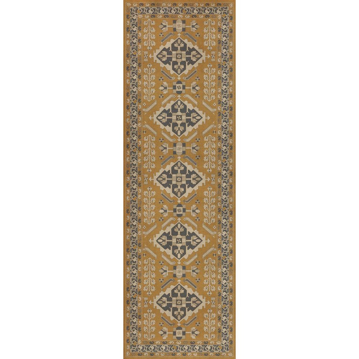 Vintage Vinyl Floorcloth Mat (Persian Bazaar - Hamadan - Noor)