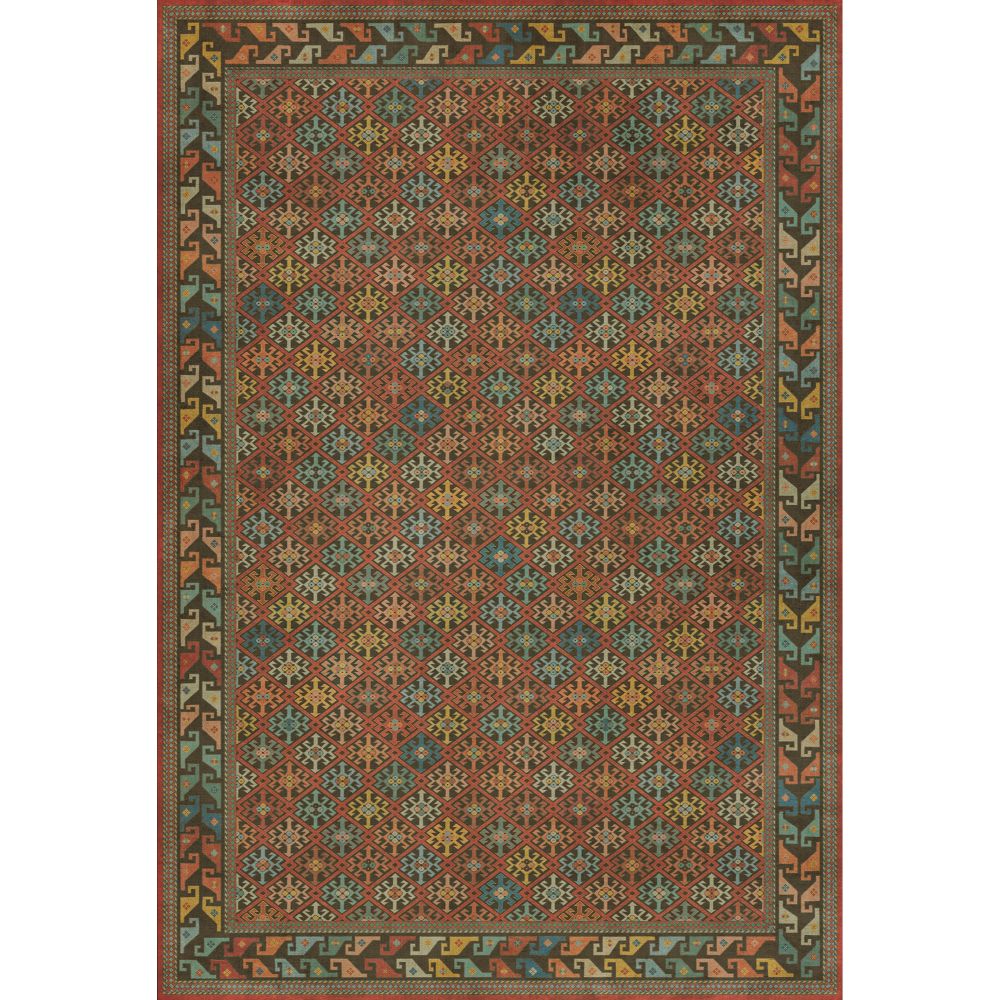 Spicher & Company Vintage Vinyl Floorcloth Mat (Persian Bazaar - Daghestan - Vedma)