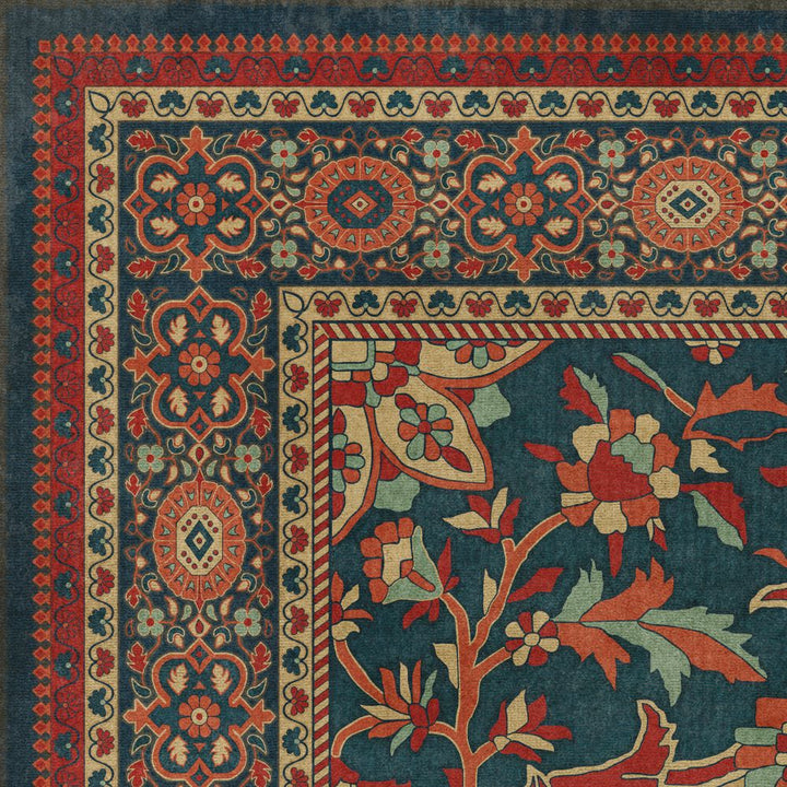 Spicher & Company Vintage Vinyl Floorcloth Mat (Persian Bazaar - Farahan - Farid)