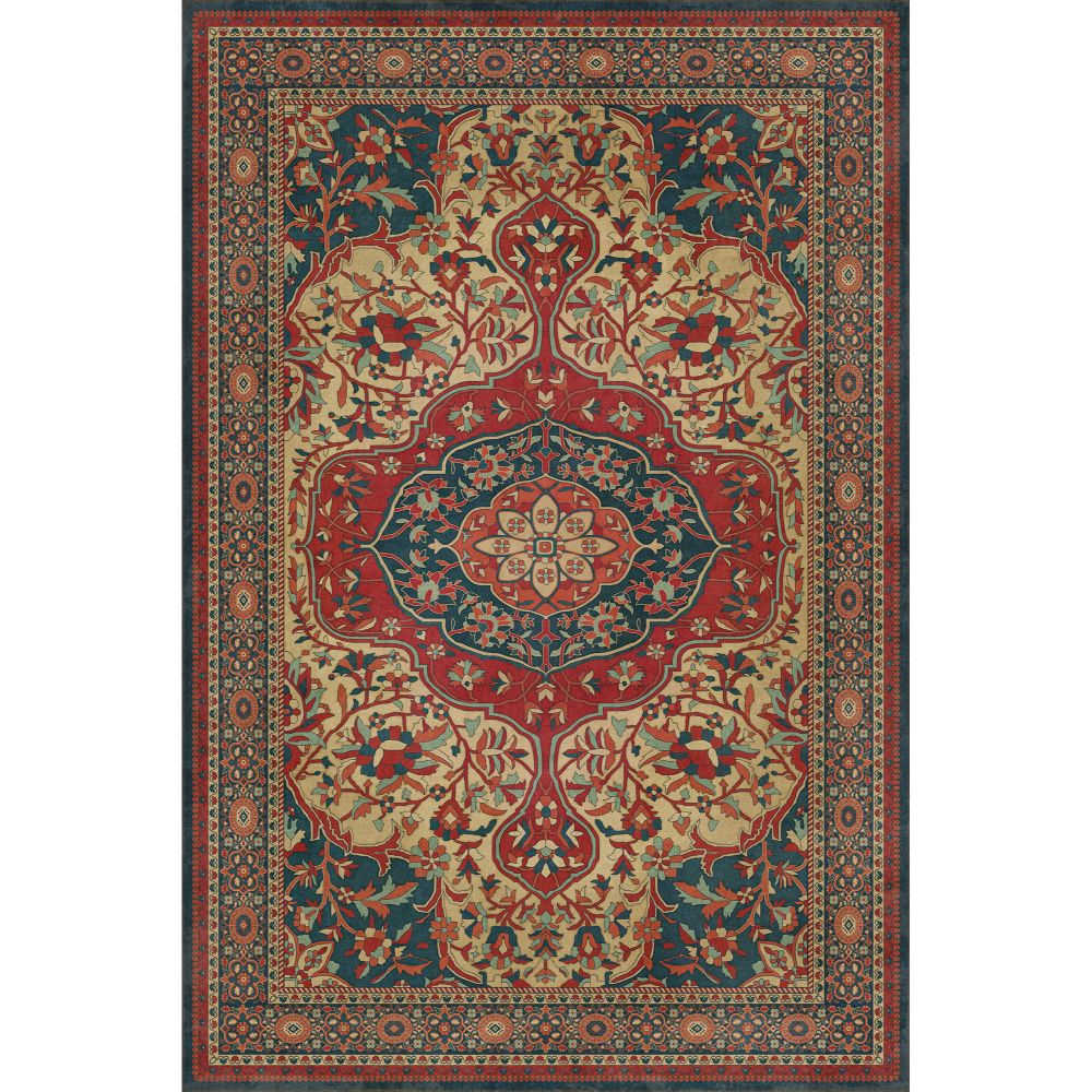 Spicher & Company Vintage Vinyl Floorcloth Mat (Persian Bazaar - Farahan - Farid)