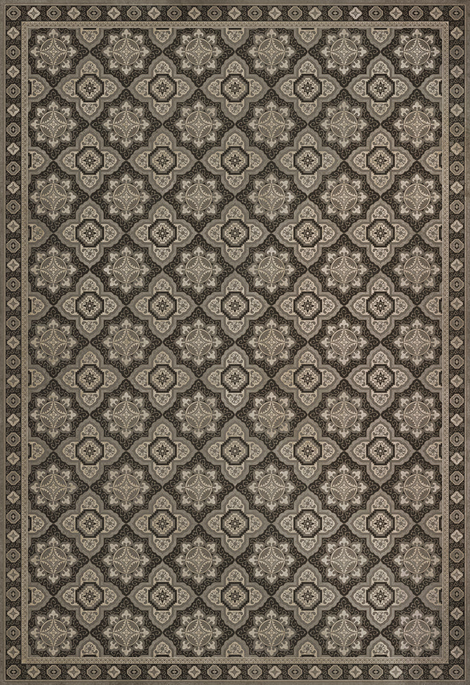 Vinyl Floorcloth Mat (Williamsburg - Antiquary - First Edition)