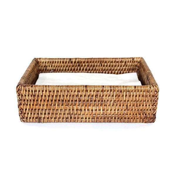 Rattan Dinner Napkin Baskets Set/2 - Thumbnail 2