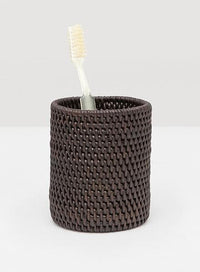 Dalton Coffee Rattan Bathroom Accessories