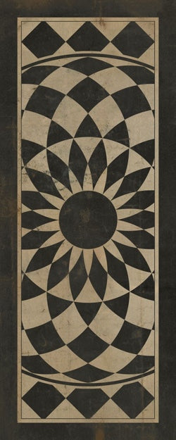 Classic Vintage Vinyl Pattern 01 Area Rug  (We're all Mad Here)