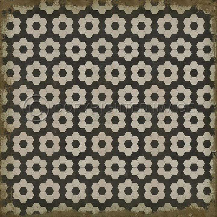 Vintage Vinyl Floorcloth Mats (Pattern 02 Resonance)