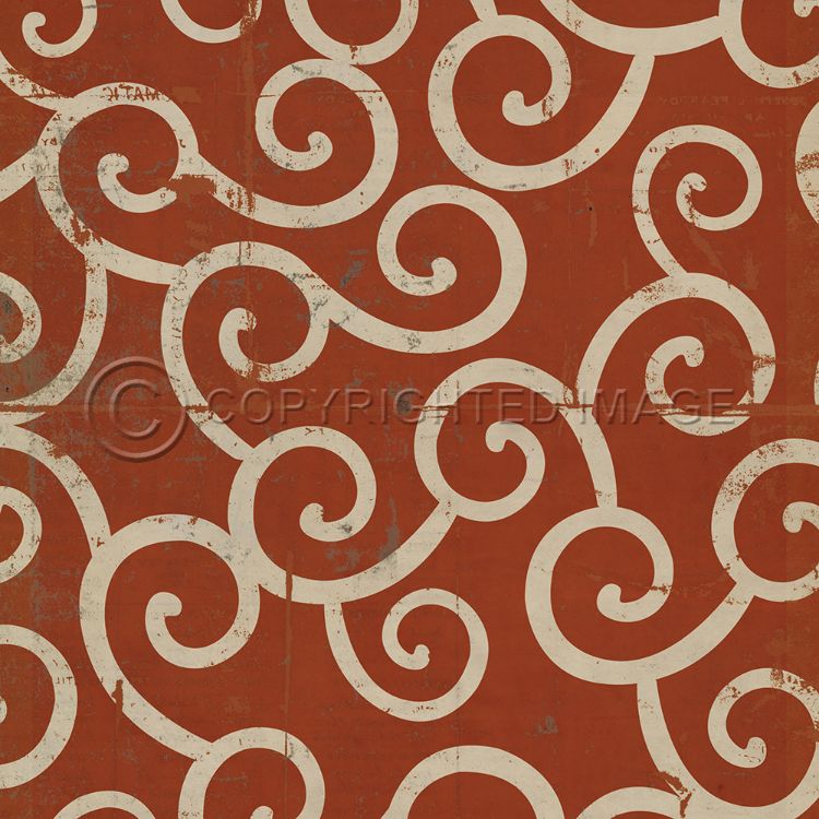 Vintage Vinyl Floorcloth Mats (Pattern 04 Captain Nemo)