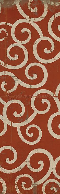 Vintage Vinyl Floorcloth Mats (Pattern 04 Captain Nemo)