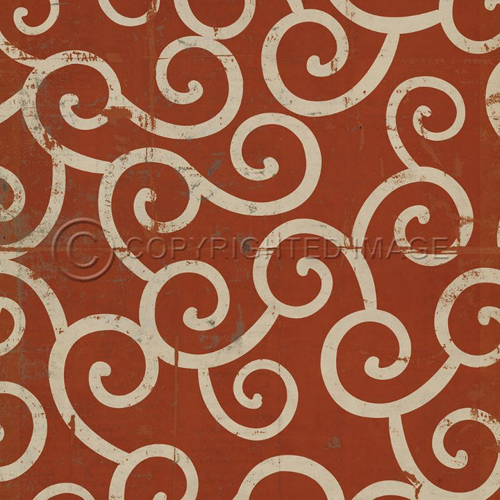 Vintage Vinyl Floorcloth Mats (Pattern 04 Captain Nemo)