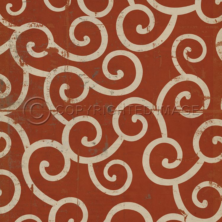 Vintage Vinyl Floorcloth Mats (Pattern 04 Captain Nemo)