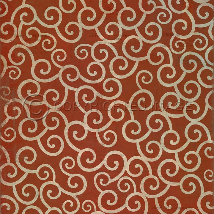 Vintage Vinyl Floorcloth Mats (Pattern 04 Captain Nemo)