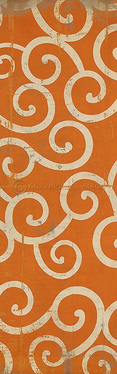 Vintage Vinyl Floorcloth Mats (Pattern 04 Salt Water Taffy)