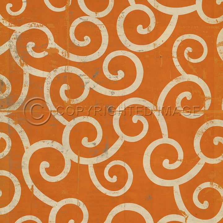Vintage Vinyl Floorcloth Mats (Pattern 04 Salt Water Taffy)