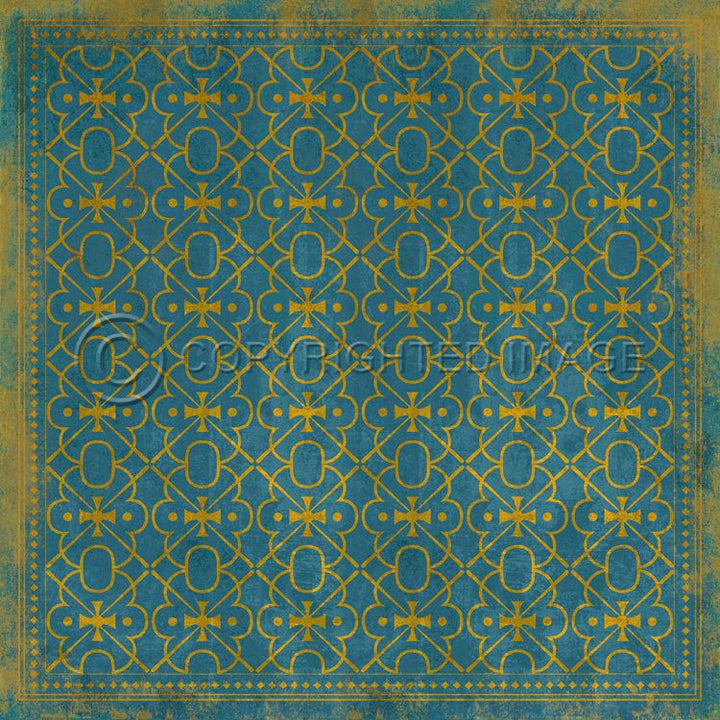 Spicher and Company Vintage Vinyl Floorcloth Mats (Pattern 5 Drookit)