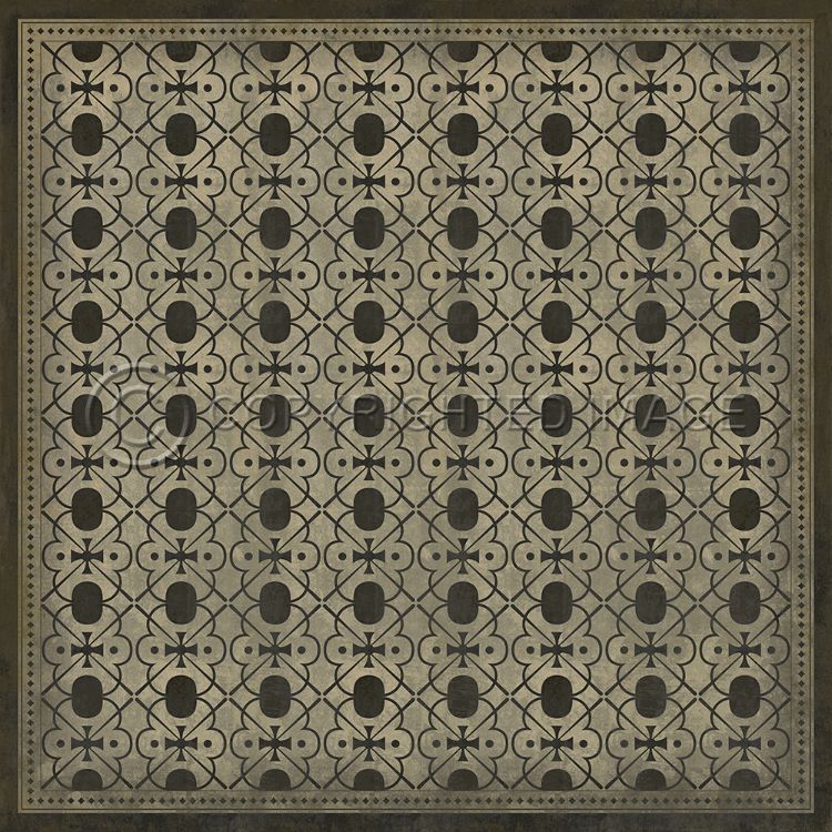 Vintage Vinyl Floorcloth Mats (Pattern 05 Holmes)