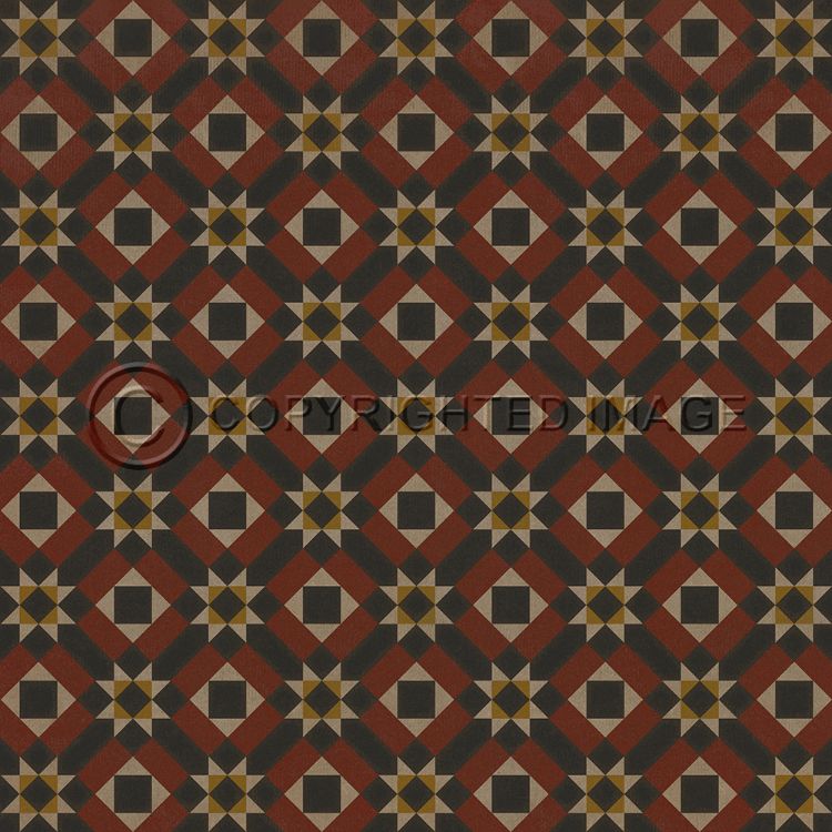Vintage Vinyl Floorcloth Rug (Pattern 14 Great Expectations)