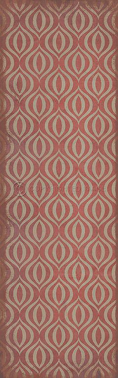 Spicher & Company Vintage Vinyl Floorcloth Mat (Classic Pattern 15 Genie)