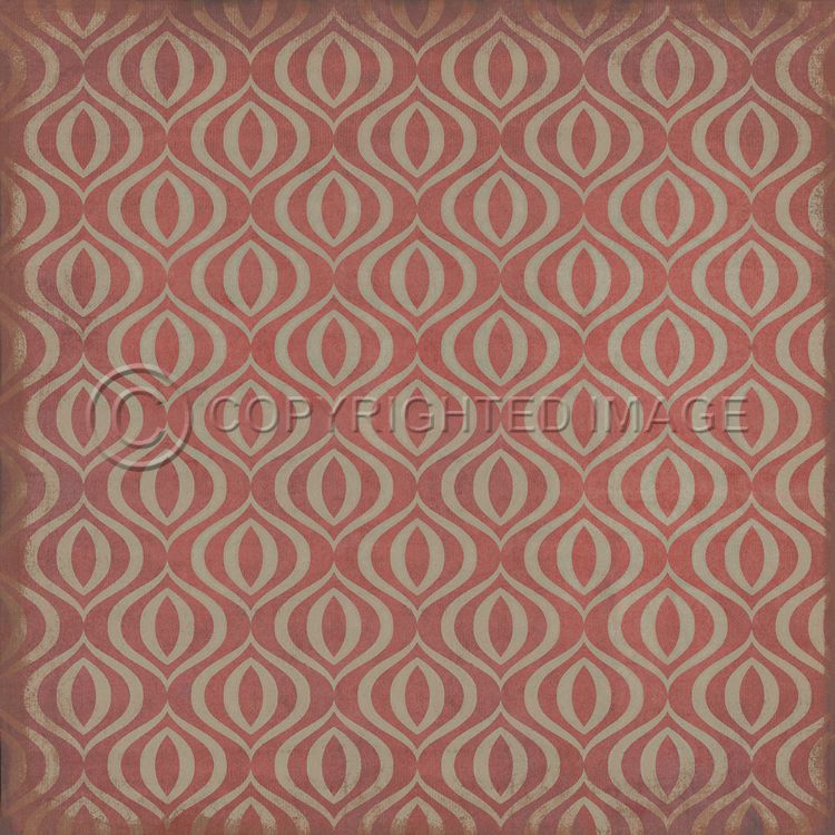 Spicher & Company Vintage Vinyl Floorcloth Mat (Classic Pattern 15 Genie)