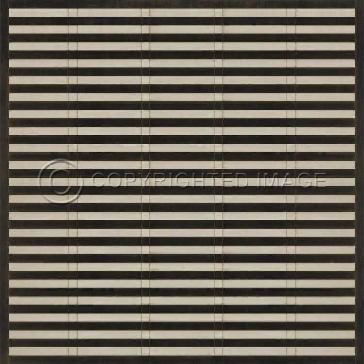 Vintage Vinyl Floorcloth Rug (Pattern 18 Mandarin)